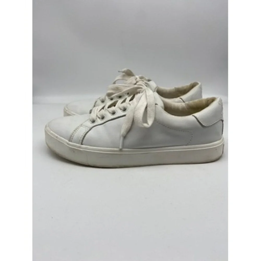 Sam Edelman‎ Ethyl Sneakers Womens 6.5M White Leather Low Top Platform Shoes